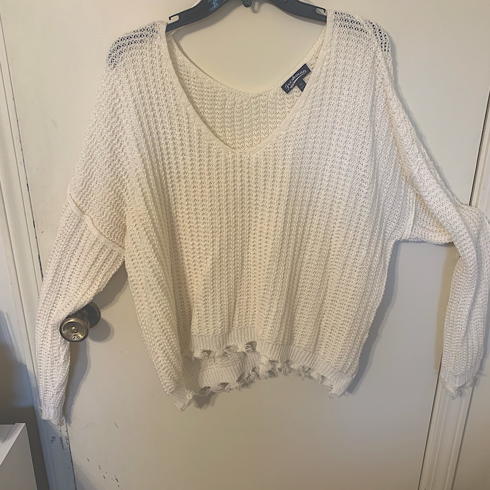 White sweater